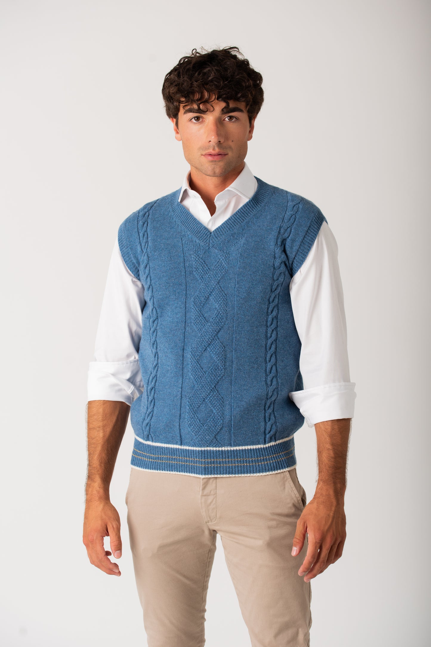 GILET AZZURRO