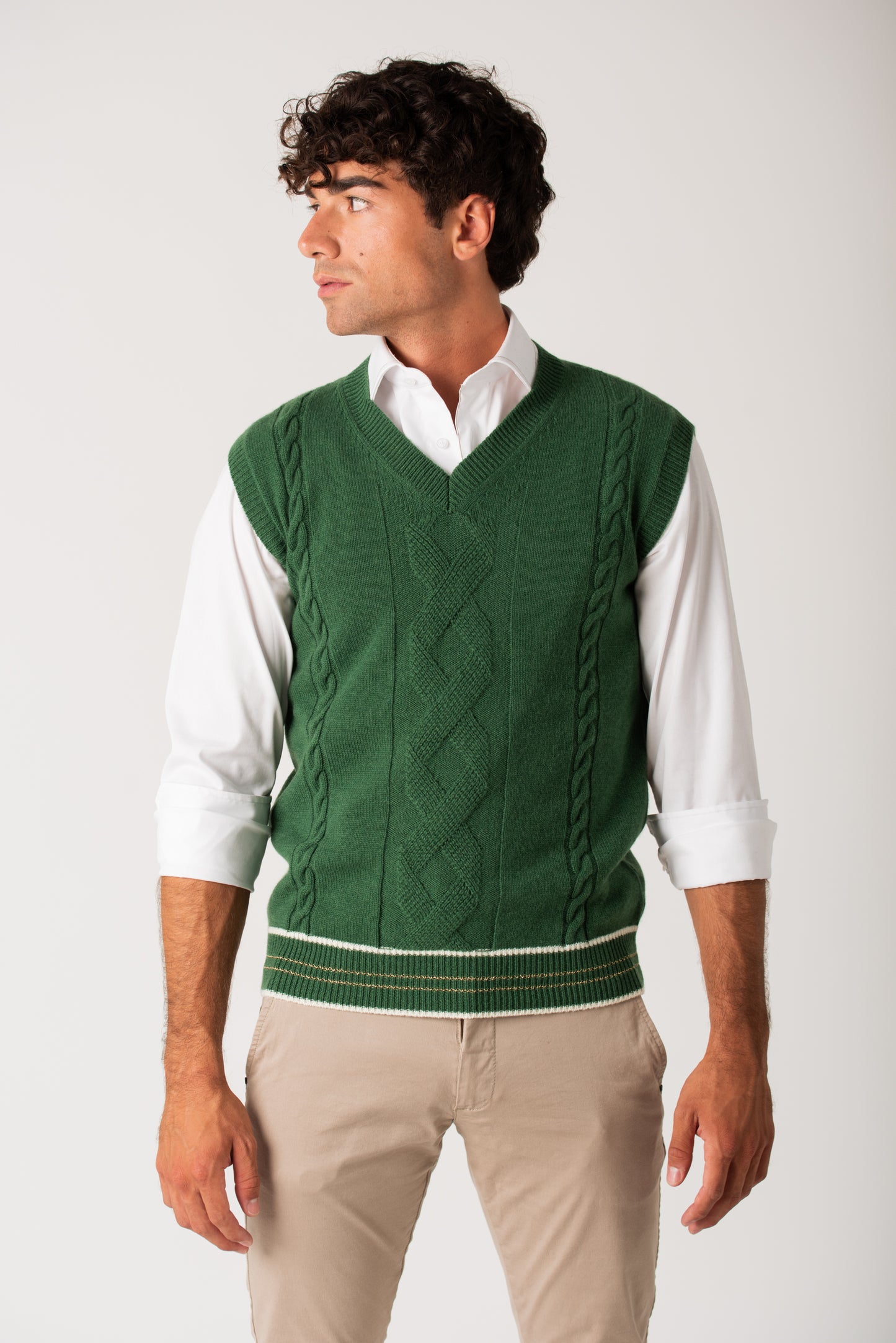 GILET VERDE GOLD