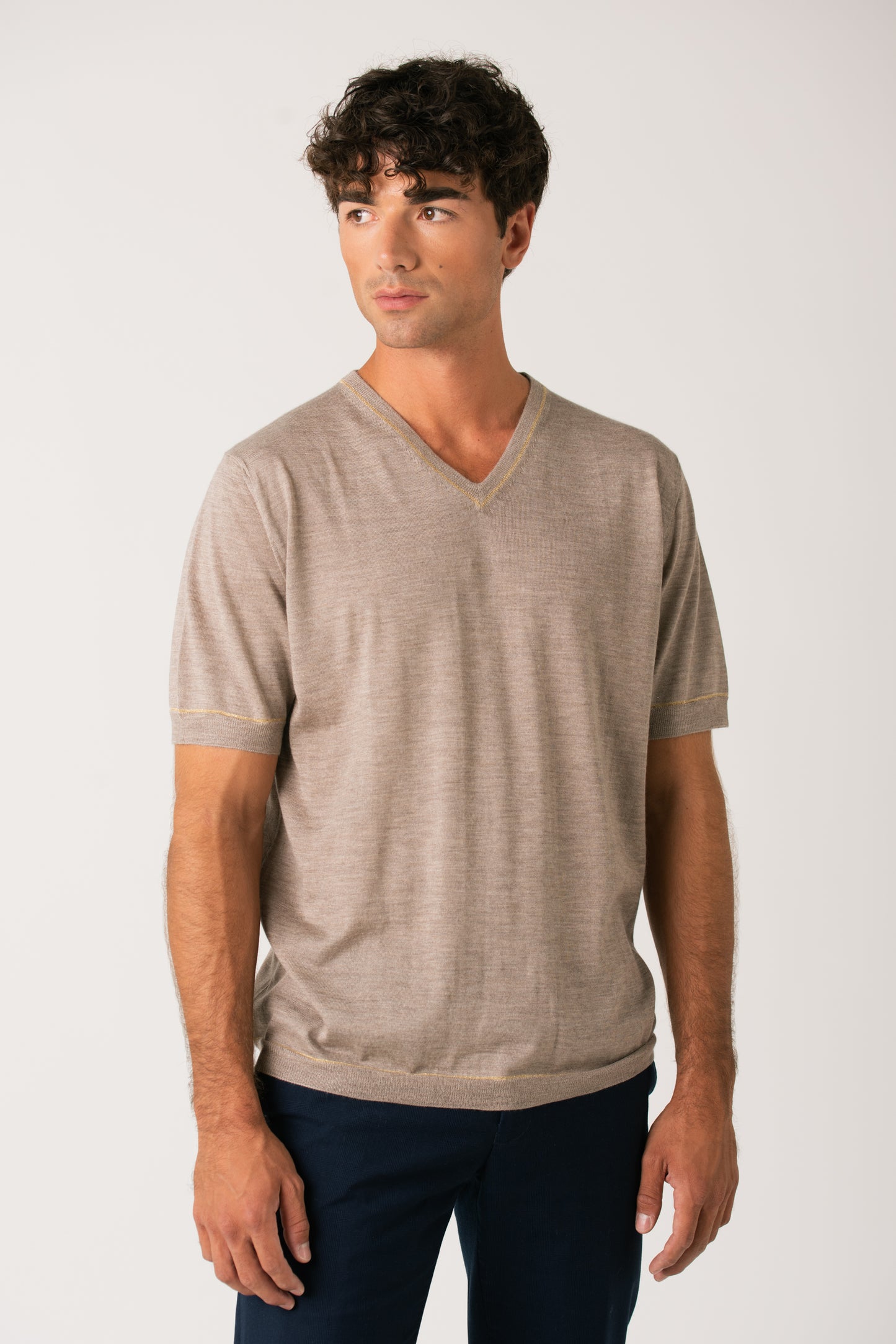 T-SHIRT IN SUMMER CASHMERE