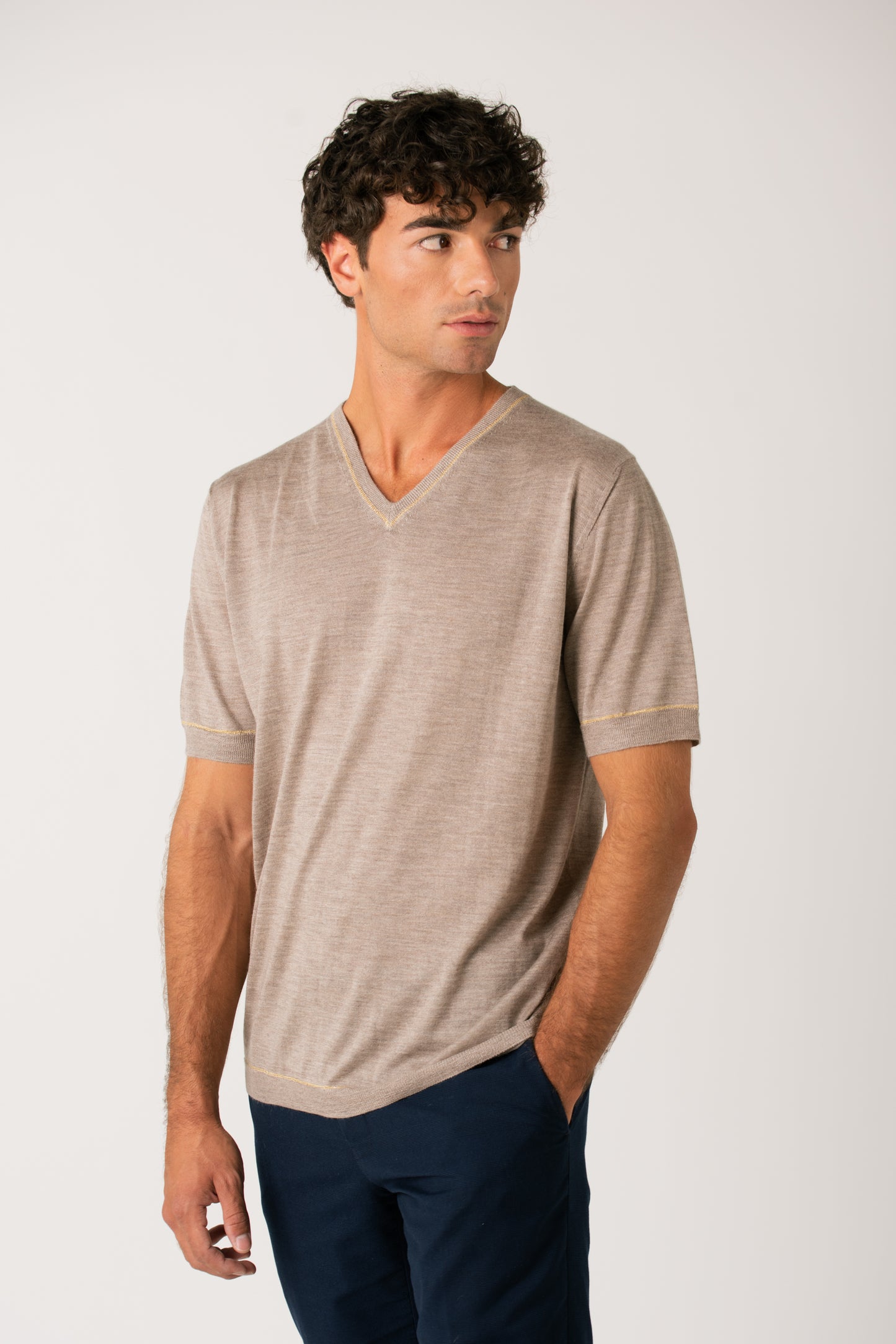 T-SHIRT IN SUMMER CASHMERE