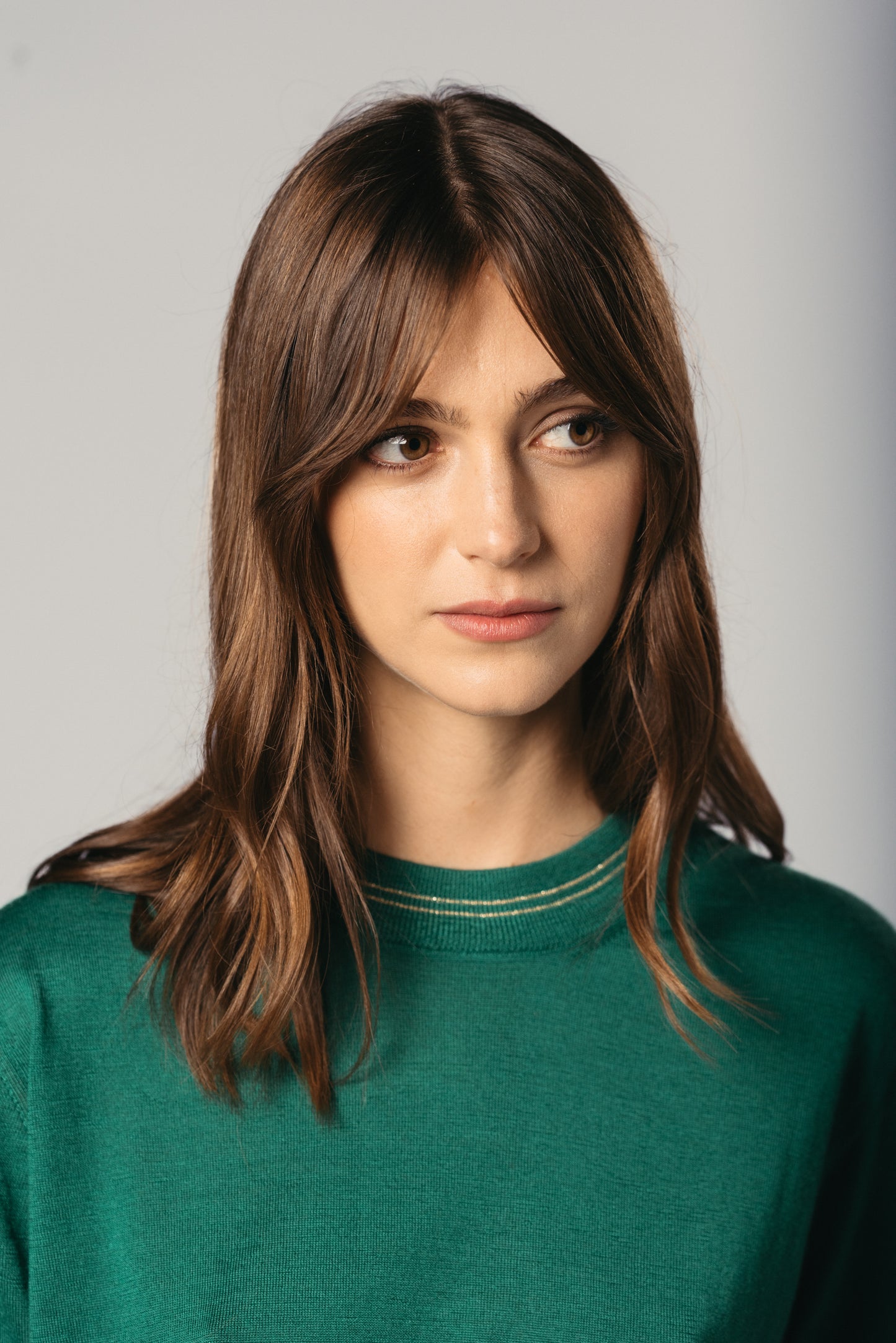 SHORT GREEN SWEATER